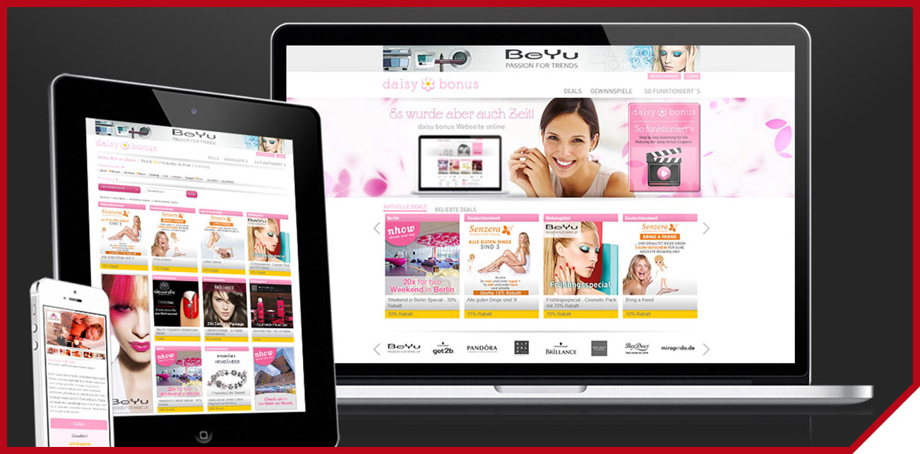 daisy bonus Coupon Webseite